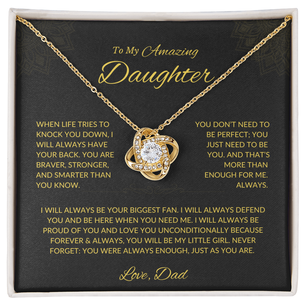 To My Amazing Daughter Love Dad Beautiful Gift