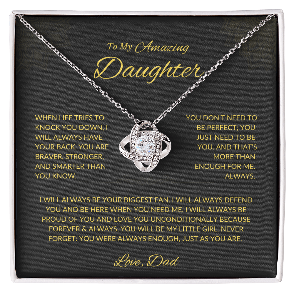 To My Amazing Daughter Love Dad Beautiful Gift