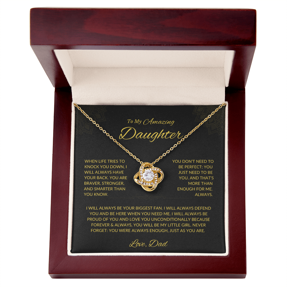 To My Amazing Daughter Love Dad Beautiful Gift