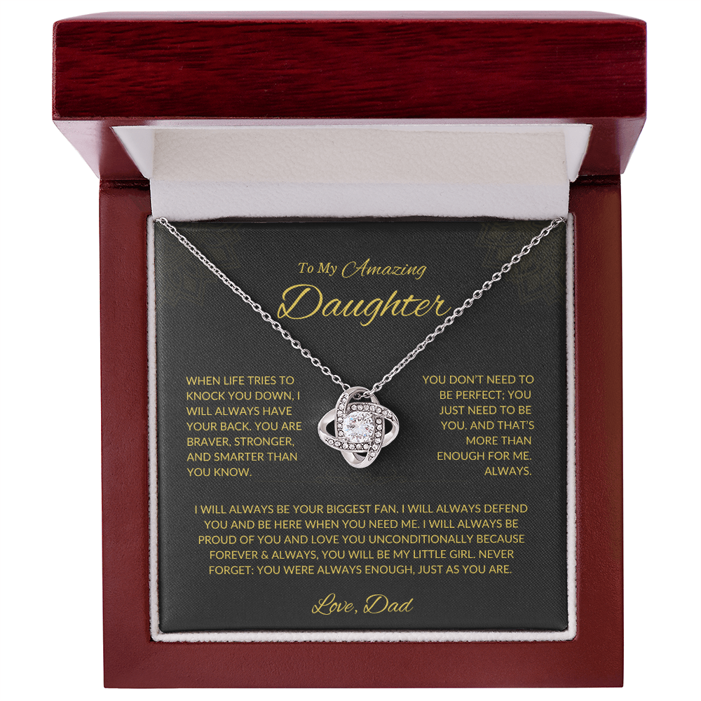 To My Amazing Daughter Love Dad Beautiful Gift