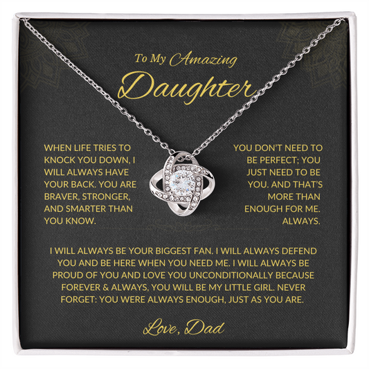 To My Amazing Daughter Love Dad Beautiful Gift